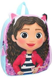Mochila Azul Gabby's Dollhouse: Amigos Fluffy