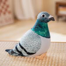 Pájaro de Peluche Simulado