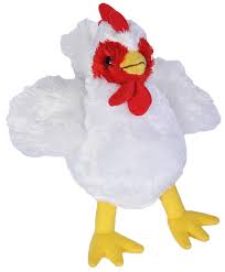 Hug'ems: Peluche Gallina 18 cm - Wild Republic