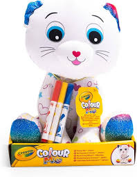 CRAYOLA - Gatito Plush para Colorear con Rotuladores