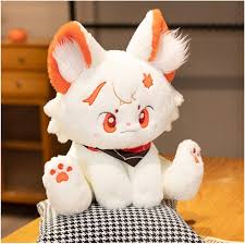 Peluches de Gato Genshin - Anime Suave y Adorable