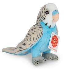 Peluche Periquito Azul Teddy Hermann 13 cm