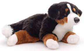 Uni-Toys - Perro Boyero de Berna Tumbado 42 cm
