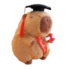 Muñeco de Capibara Graduado: Peluche Adorable