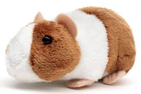 Uni-Toys - Cobaya de Peluche Marrón - 15 cm