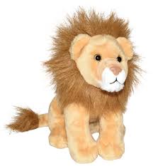 León de Peluche con Llamada Salvaje - 20 cm