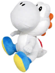 Yoshi Plüsch Blanco 17cm - Super Mario Bros