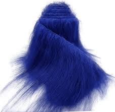 Tela de Piel Sintética Azul Real para Manualidades