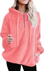 Sudadera de Mujer con Capucha y Forro Polar