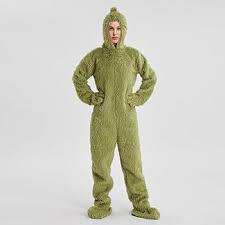 Mono de Peluche del Grinch para Hombre - Cálido y Divertido