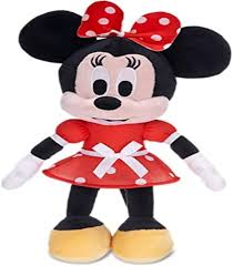 Peluche Minnie Mouse 30cm con Vestido Rojo