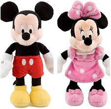 Set de Peluches Mickey y Minnie 20cm