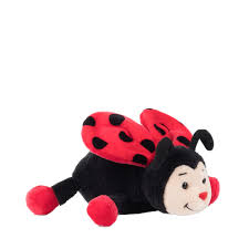 Peluche Mariquita Bolle Rojo/Negro 15 cm