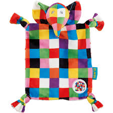 Manta Reconfortante Elmer el Elefante de Rainbow Designs