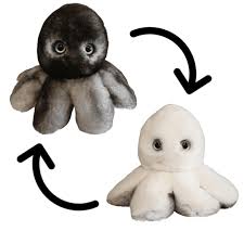 Pulpo de Peluche Reversible - CARESSE D'ORYLAG