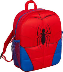 Mochila Spiderman 3D de Peluche - Rojo
