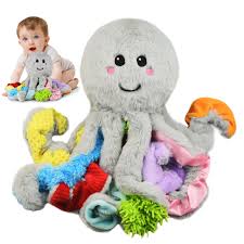 Pulpo Peluche Educativo para Bebés 0-18 Meses