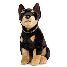 Dóberman Peluche Suave 20cm - Juguete Adorable