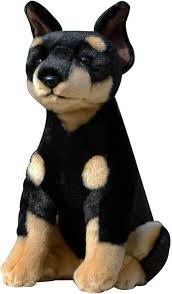 Peluche Doberman 30cm: Juguete Lindo y Tierno