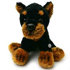 Terrier: Peluche Dobermann Rottweiler