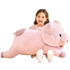 IKASA Cerdo Peluche Gigante - Juguete Suave y Adorable