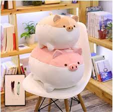 Almohada de Cerdo Rosa Suave OUKEYI - Regalo Perfecto para Niños