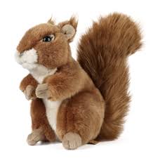 Ardilla de Peluche Grande para Bebés y Niños