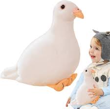 Esponjosa Paloma de Peluche Fenhua: Juguete Realista y Adorable