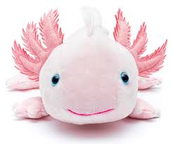 Uni-Toys Axolote - Peluche Acuático de 32 cm