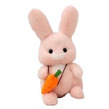 Conjunto de Conejito de Pascua y Zanahorias