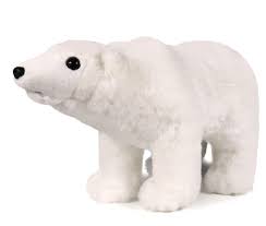Oso Polar Grande de Peluche Realista - 38 cm