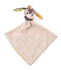 Paño de Peluche Bebé con Burrito Adorable - Regalo Tierno para Nuevos Nacidos