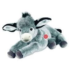 Burro Acostado de Peluche Teddy Hermann 50 cm