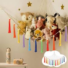 Hamaca de Juguete para Peluches con Borlas 188x145cm