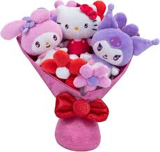 Ramo de San Valentín de Peluche: Hello Kitty y Amigos