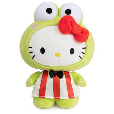 Peluchito Premium Hello Kitty Keroppi - 9.5 Pulgadas