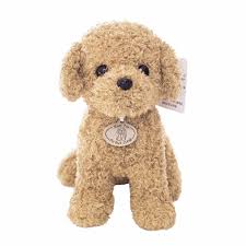 Perro de Peluche Realista Caniche 20/25 cm