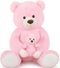 Oso de Peluche Gigante Rosa MorisMos XXL - 100cm