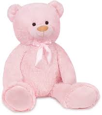 Peluche Gigante XXL Oso Rosa 100 cm