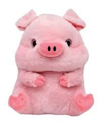 Peluche Cerdo Rosa Tierno y Divertido