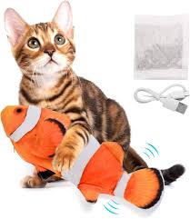Juguete Interactivo Eléctrico: Pez para Gatos