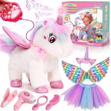 Unicornio de Peluche Electrónico para Niñas