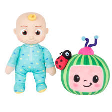 CoComelon JJ y Melon - Set de 2 Peluches de 8 Pulgadas