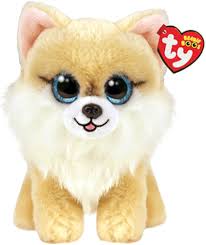 Corgi Peluche Honeycomb de Ty Beanie Boo 15 cm