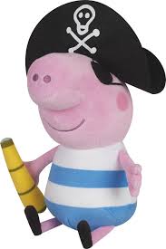 Jemini - Peluche de George Pirata de Peppa Pig - 30 cm
