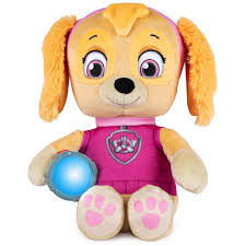 Skye de PAW Patrol: Peluche con Linterna y Sonidos
