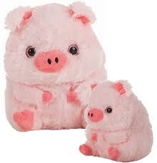 Peluche Cerdo Rosa Divertido y Tierno