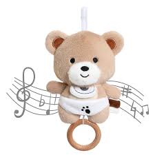 Oso de Peluche Musical Colgante para Bebés