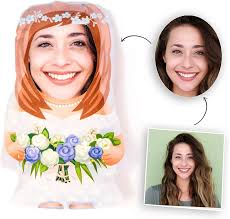 Muñeco Novia de Peluche Personalizado - Fotoprix Dibuñecos