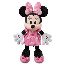 Peluche Grande de Minnie Mouse Rosa - 21 1/4 Pulgadas